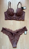 Hunkemöller Noir Set (Longline BH 85B + Brazilian XL) NEU !!!! Düsseldorf - Bilk Vorschau