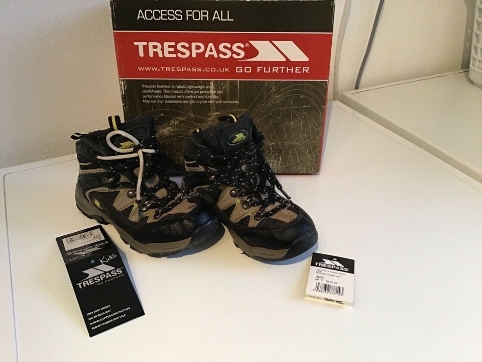 Trespass Kinder BergschuheWanderschuhe „ Tick“ Anthrazit/ grau 29 in Andechs