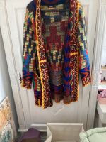 Mantel Strick Desigual XL bunt Muster Ethno Rheinland-Pfalz - Mainz Vorschau