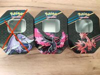 Pokemon Karten 75 Stück inkl. Große Tin, davon zwei seltene Wandsbek - Hamburg Marienthal Vorschau