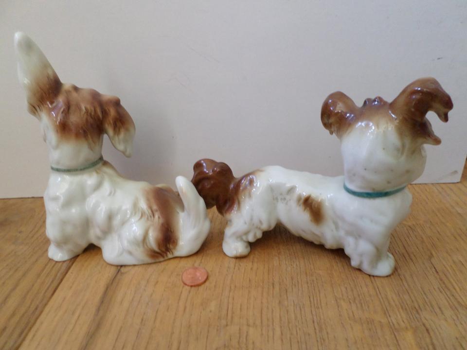 Porzellan Figuren 2 Terrier Hunde Wagner & Apel in Murrhardt