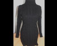 Shein Strickkleid mit Rollkragen und Zopfmuster schwarz Gr. M Brandenburg - Velten Vorschau