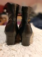 ♡  Stiefeletten Leder schwarz Raffung Gr. 36/3,5 ♡ Köln - Weiß Vorschau