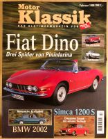 Motor Klassik 2/1996 Fiat Dino 124 Spider Alfa Duetto BMW 1600-2 Essen - Essen-Borbeck Vorschau
