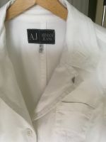 Echte ARMANI Jeans Jacke Gr 42 Weiß Damen Kleider Baden-Württemberg - Brühl Vorschau