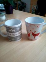 2 Weihnachtstassen Tasse Weihnachten Winter Hirsch Bayern - Raisting Vorschau