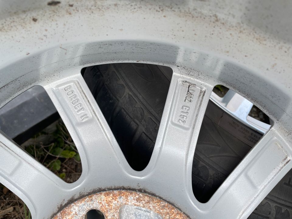 Alufelgen BORBET  7Jx16 Zoll ET52, 5x112, BMW in Neusäß