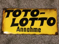 Toto Lotto Annahme Emaille Schild Hessen - Fulda Vorschau