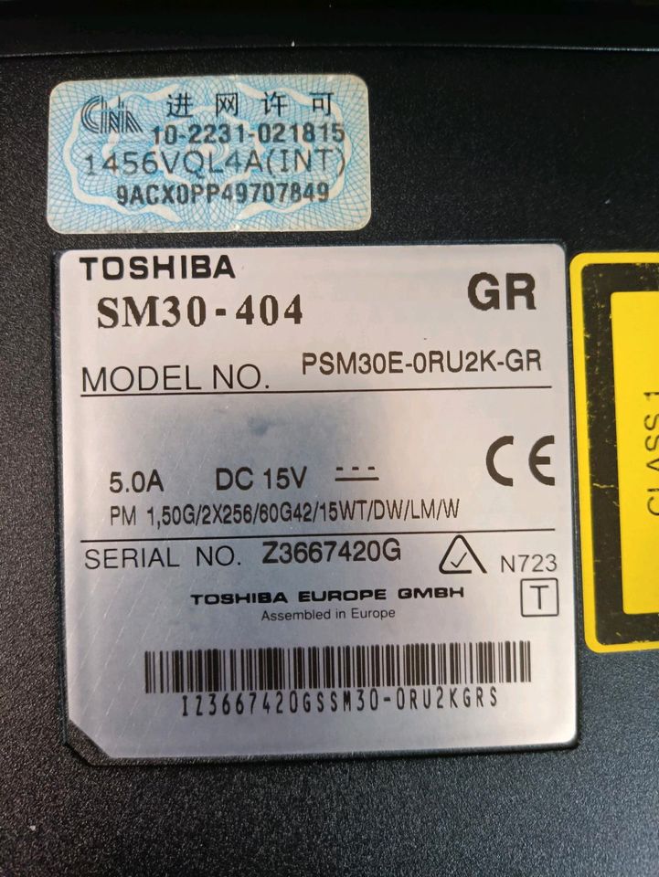 Laptop Toshiba Satellite SM30-404 in Ottobrunn