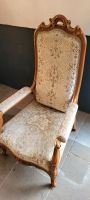 schöner barocker Sessel gepolster mit Echtholz. Baden-Württemberg - Rastatt Vorschau