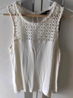 H&M Top naturweiß Gr S mit Spitze Hessen - Groß-Zimmern Vorschau