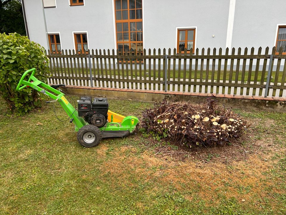 Baumstumpffräse, Wurzelfräse, Wurzelstock Baumstumpf entfernen in Eichendorf