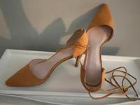 NEU Schnür Pumps High Heels cognac 38 Bayern - Würzburg Vorschau