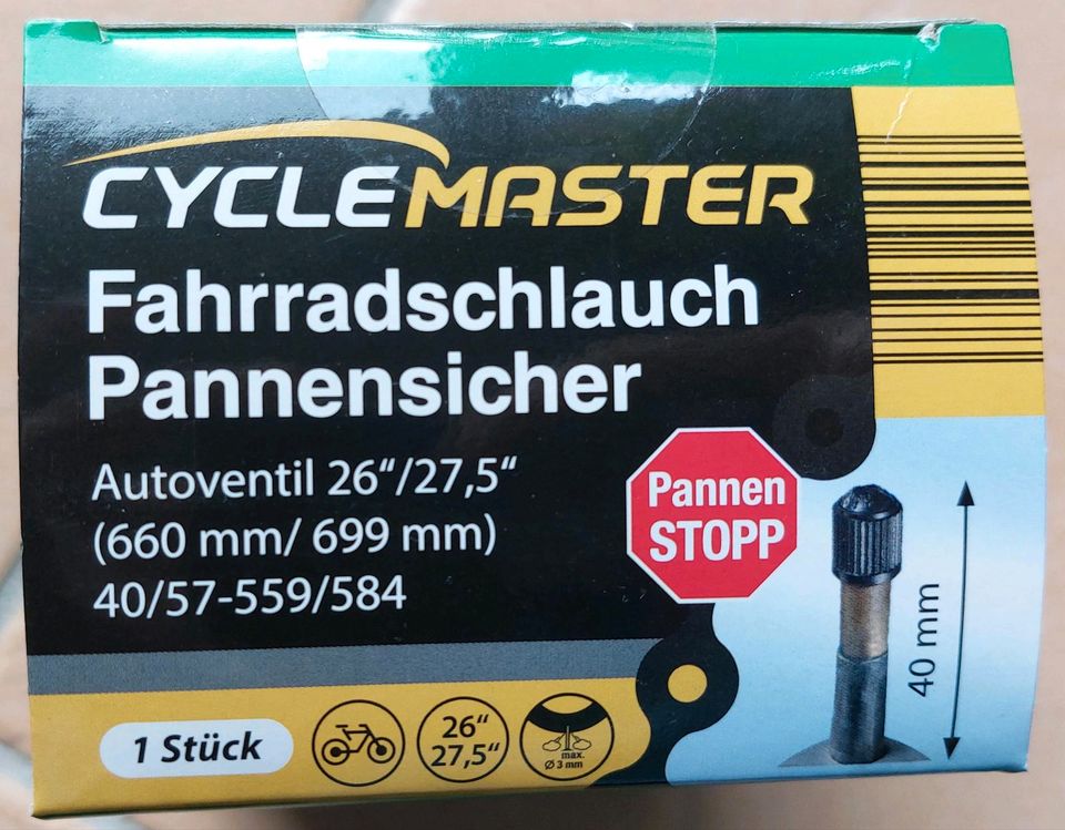 Fahrradschlauch Pannensicher Autoventil 26"/27,5" in Niedersachsen -  Reppenstedt | Fahrrad Zubehör gebraucht kaufen | eBay Kleinanzeigen ist  jetzt Kleinanzeigen