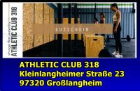 ATHLETIC CLUB 318 Gutschein, Wert 30.- €, Gelegenheit Bayern - Ansbach Vorschau