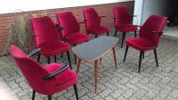 6 Stk. Sessel und 1 Stk. Nierentisch - Nostalgie - Vintage Schleswig-Holstein - Norderstedt Vorschau