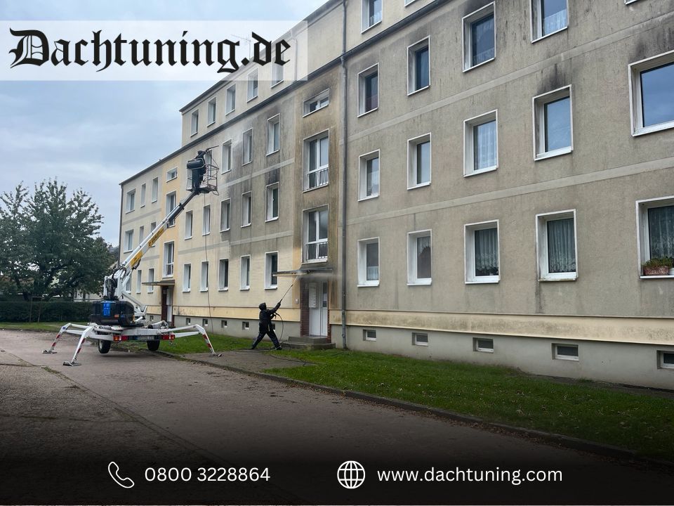 Wohnblock-Fassadenbeschichtung-Malerei-Wohnblock in Stuhr