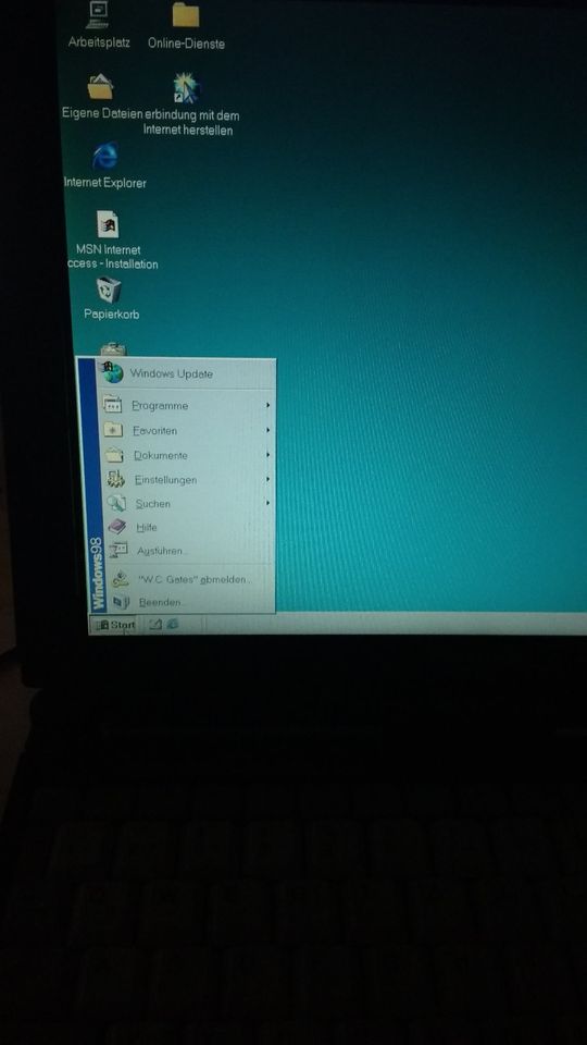 Laptop, Windows 98 in Passau