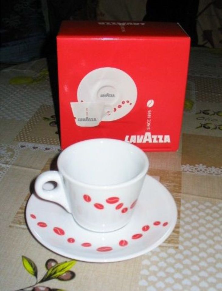 Lavazza Caffee Crema Tasse + Untertasse NEU ,OVP in Kronweiler