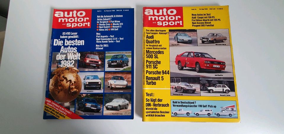 auto motor sport 1982 und 1986 in Königslutter am Elm