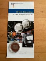 10 € Spiegelglanzmünze 50 Jahre Deutsches Fernsehen (2002) Bayern - Niederwerrn Vorschau