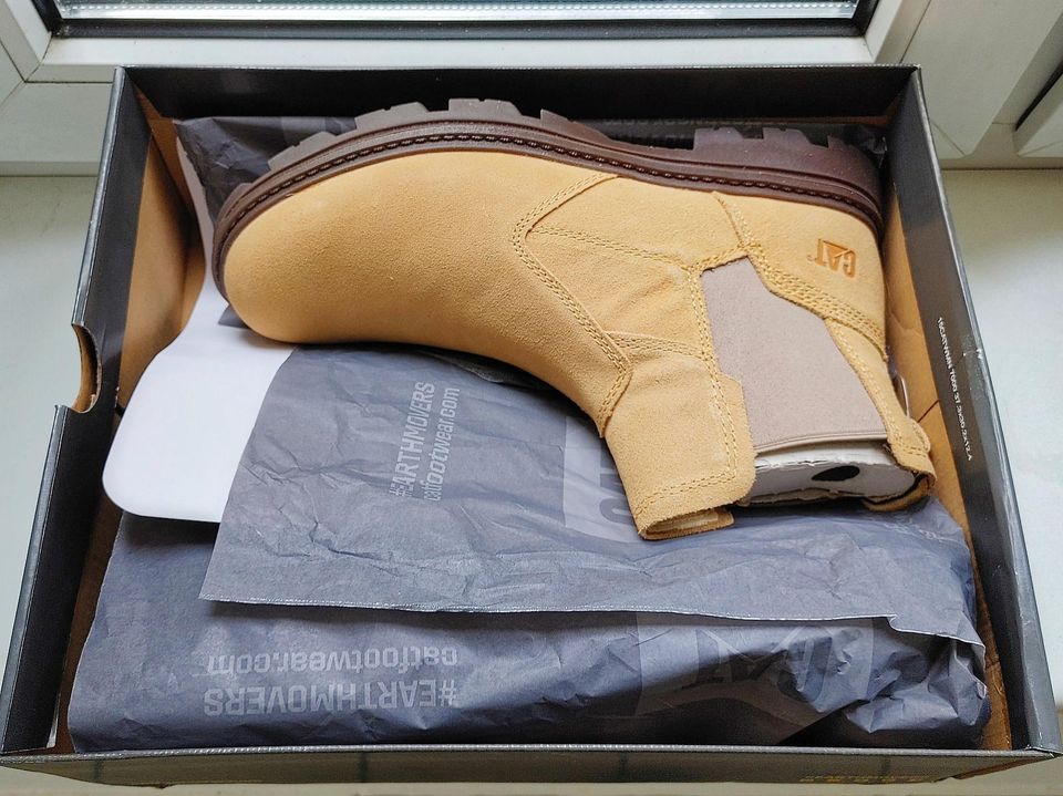 CAT (Caterpillar) Leder Chelsea Boots - Beige (46/13) XL in Bielefeld