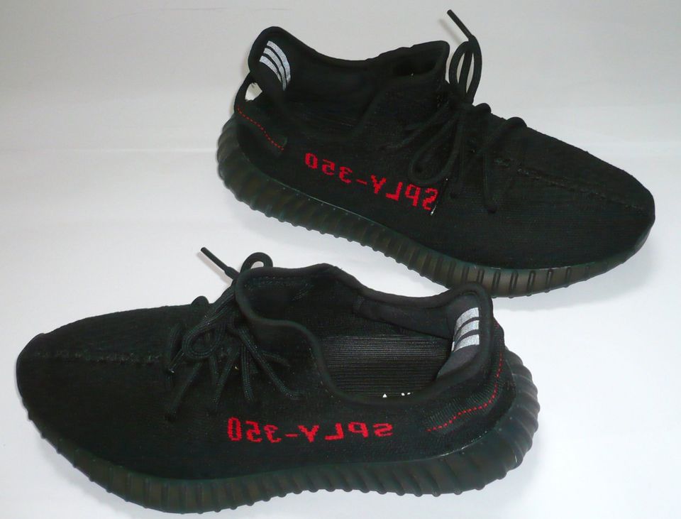 Orig.YEEZY BOOST 350 V2 ★by ADIDAS ★ cblack/cblack/red ★Gr. 9 in Lübeck