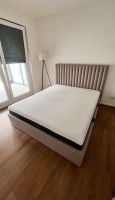 Beige Polsterbett Design Matratze Boxspring Schlafen Lattenrost Düsseldorf - Pempelfort Vorschau