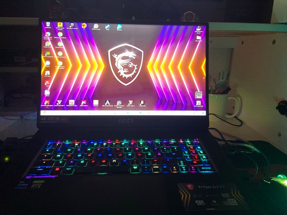 MSI Gaming Laptop + Zubehör in Wiesloch