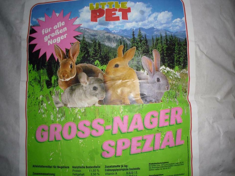 Meerschweinchen, Kaninchen, Nagerfutter günstig ab Lager/ Versand in Dortmund