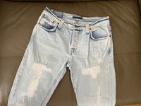 NUDIE JEANS Grim Tim destroyed W31 L30 sea blue (NP:229,-€) Frankfurt am Main - Westend Vorschau