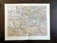 Alte Landkarte um 1895: Österreich ob der Enns (Oberösterreich) München - Altstadt-Lehel Vorschau