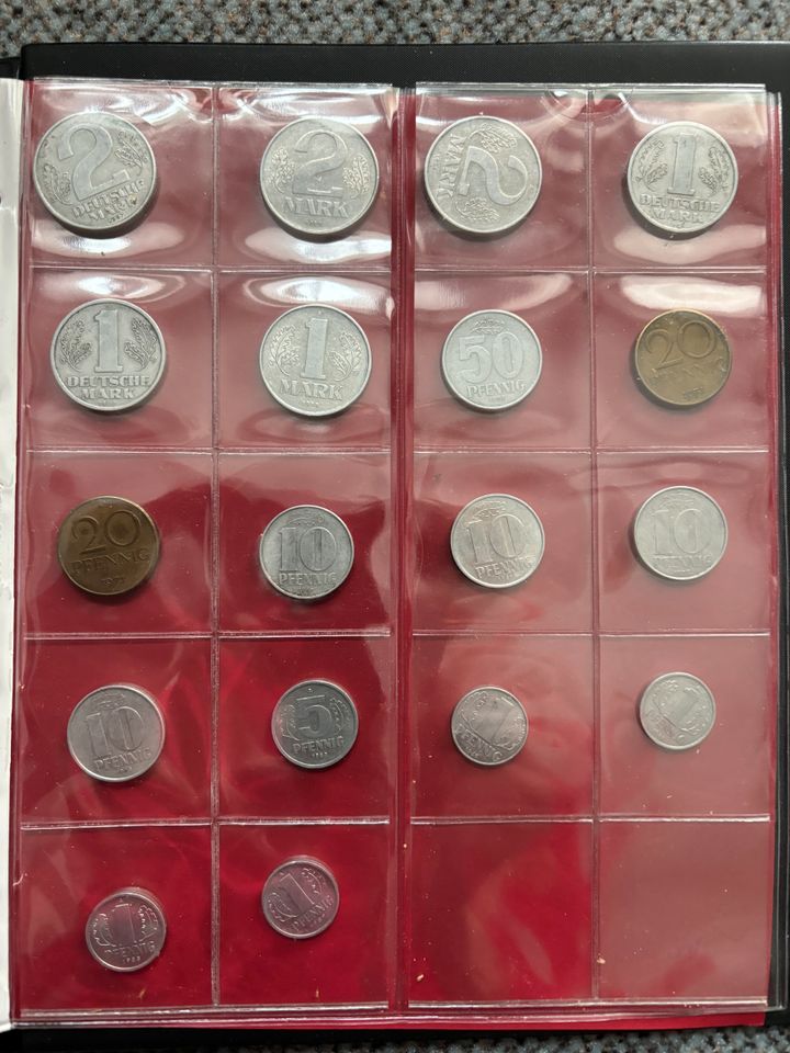 DDR Mark Münzen – 179 Stück - Sammlung von 1969-1990 in Lohfelden