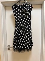 Petticoat Kleid schwarz mit weißen Punkten von H&R London Dresden - Briesnitz Vorschau