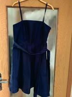festliches Kleid glänzend dunkelblau Gr. M Brandenburg - Wittenberge Vorschau