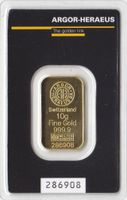 10g Goldbarren ARGOR-HERAEUS Feingold 999.9 mit Zertifikat / Aur Nordrhein-Westfalen - Hürth Vorschau