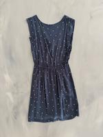 Mango Damen Kleid Größe XS blau mit Punkten Baden-Württemberg - Göppingen Vorschau