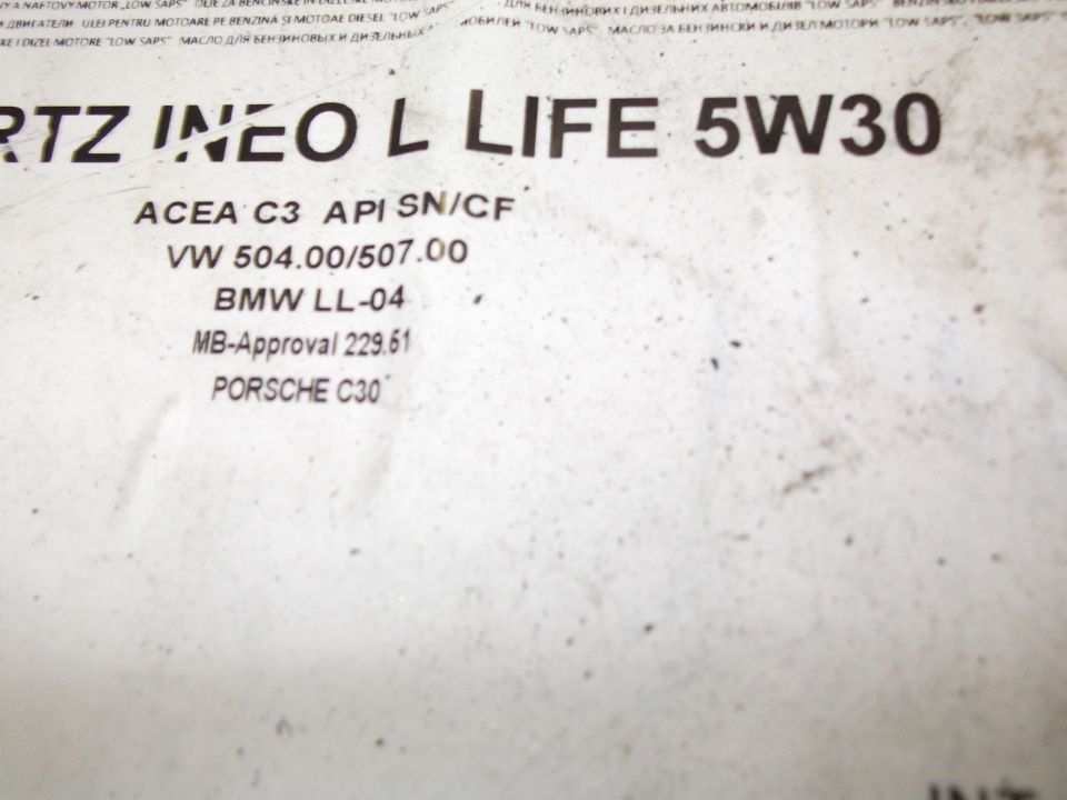 TOTAL QUARTZ INEO LONG LIFE 5W-30 / 208 Liter in Bad Dürkheim