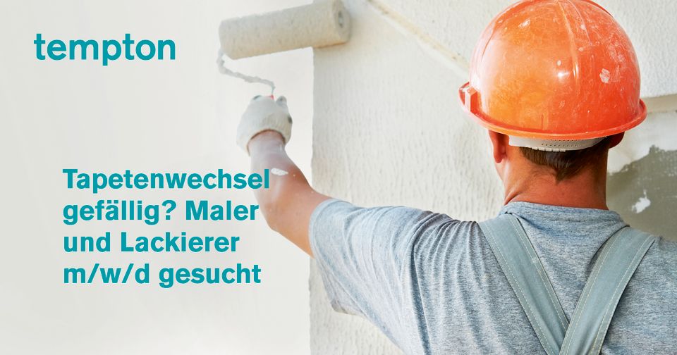 Maler (m/w/d) - feste Stelle im Werk - in Arnstadt