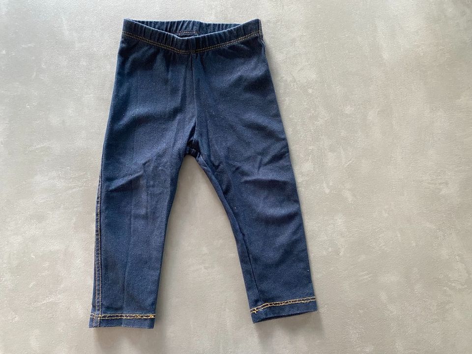 Baby Leggings in Jeans Look in Größe 74 in Schwabhausen