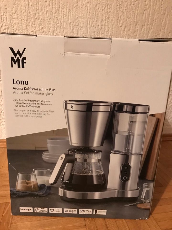 WMF Lono Aroma Kaffeemaschine mit Glaskanne in Baden-Württemberg -  Ravensburg | Kaffeemaschine & Espressomaschine gebraucht kaufen | eBay  Kleinanzeigen ist jetzt Kleinanzeigen