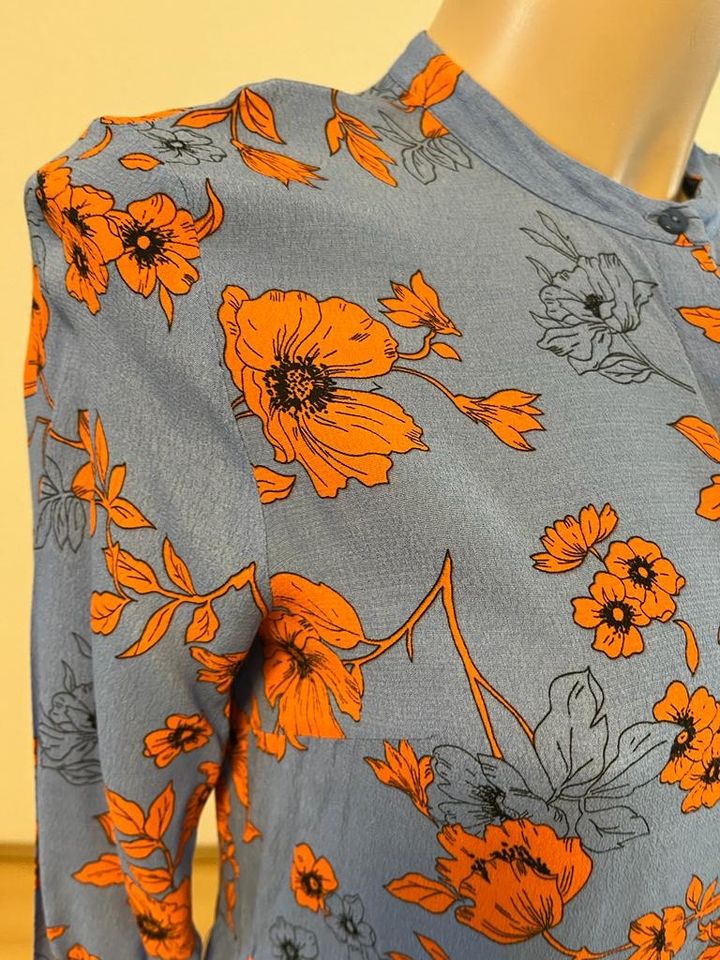 JAKE*S PEEK AND CLOPPENBURG MAXIKLEID S 36 floral blumen Blau y2k in Aichtal