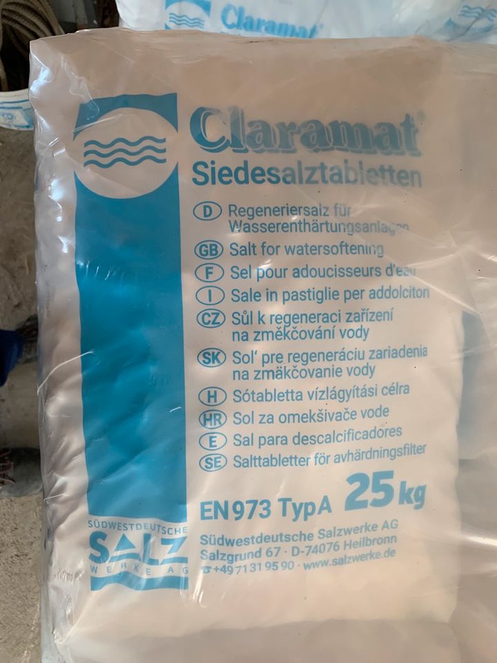Claramat Salz Wasserenthärtung Regeneriersalz Tabs Salztabletten in Bayern  - Mamming | eBay Kleinanzeigen ist jetzt Kleinanzeigen