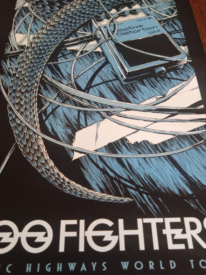 Foo Fighters Siebdruck Poster Ken Taylor Limited Edition Sold out in Jena