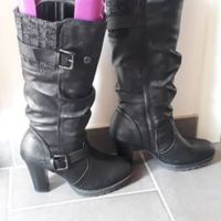 Verkaufe gefütterte Damen Schuhe in Schwarz Bayern - Uffenheim Vorschau