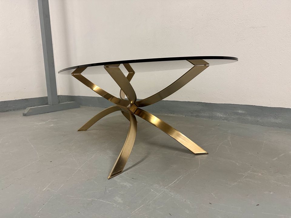 Couchtisch 60er 70er Messing Coffee Table Brass Space Age in Bremerhaven