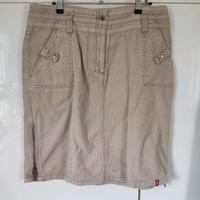 Damenrock beige EDC Gr 42 Kordrock Rock Hessen - Solms Vorschau