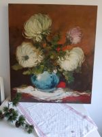 Ölgemälde Gemälde Stillleben Vase Blumen antik 71 x 80 cm Nordrhein-Westfalen - Dinslaken Vorschau