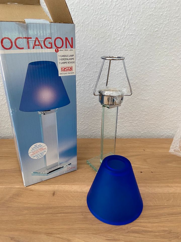 Rastal Octagon Kerzenlampe  23 cm hoch  NEU in Lahnstein