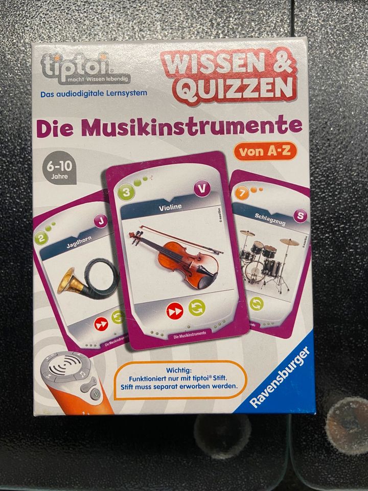 Tiptoi Wissen und Quizzen Die Musikinstrumente Ravensburger in Merzig